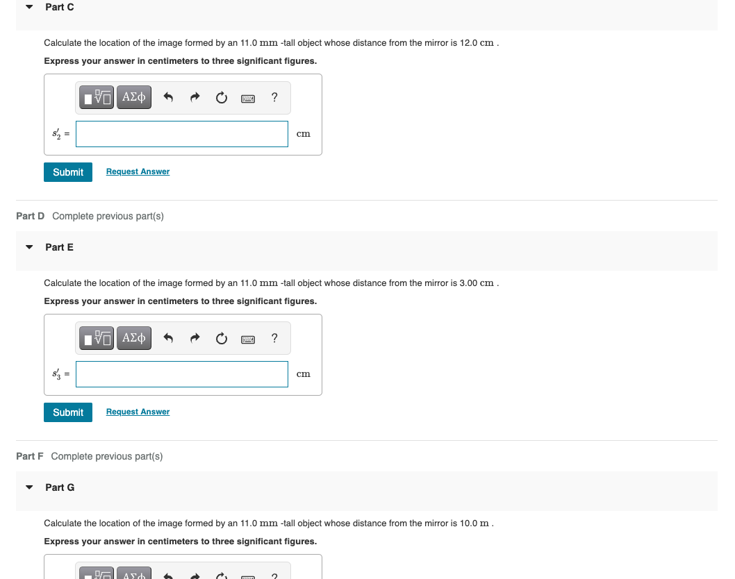 Solved Part B Calculate the size of the image formed by an | Chegg.com