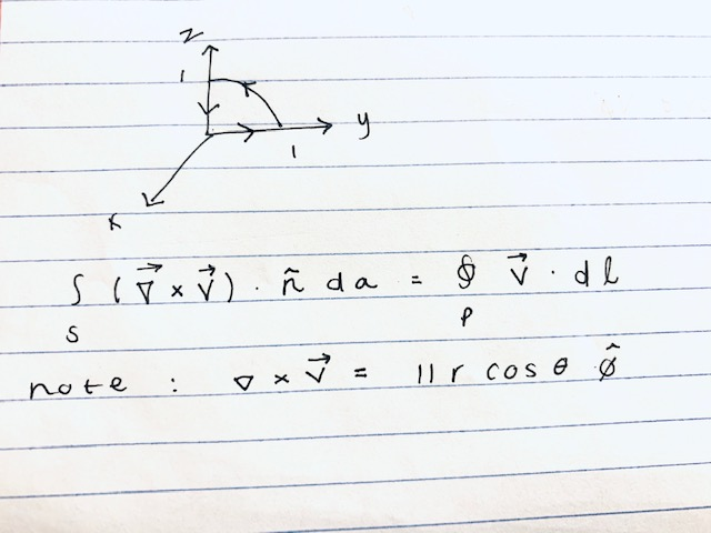 Solved Solve By Using The Curl Theorem In Spherical Coord Chegg Com