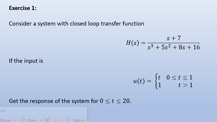 Solved Exercise 1: Consider a system with closed loop | Chegg.com