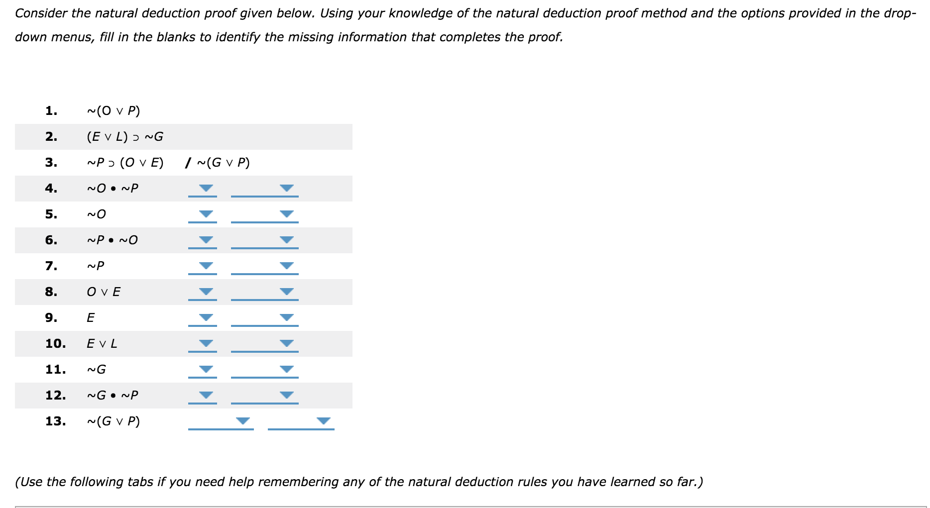 Solved Consider The Natural Deduction Proof Given Below. | Chegg.com