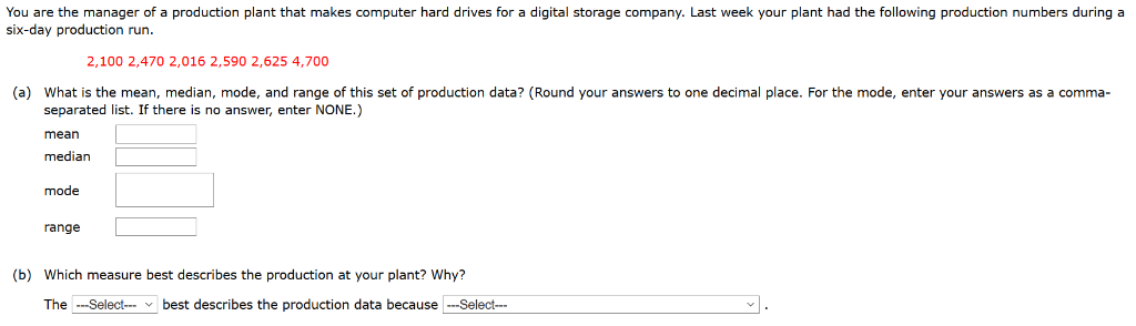 Solved You are the manager of a production plant that makes | Chegg.com