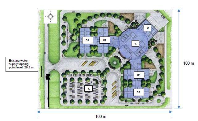 Solved The proposed development consists of 4 blocks of | Chegg.com