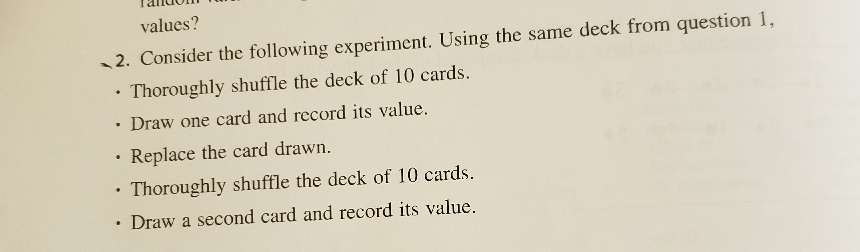 Solved 1. Suppose that you have a deck composed of the | Chegg.com