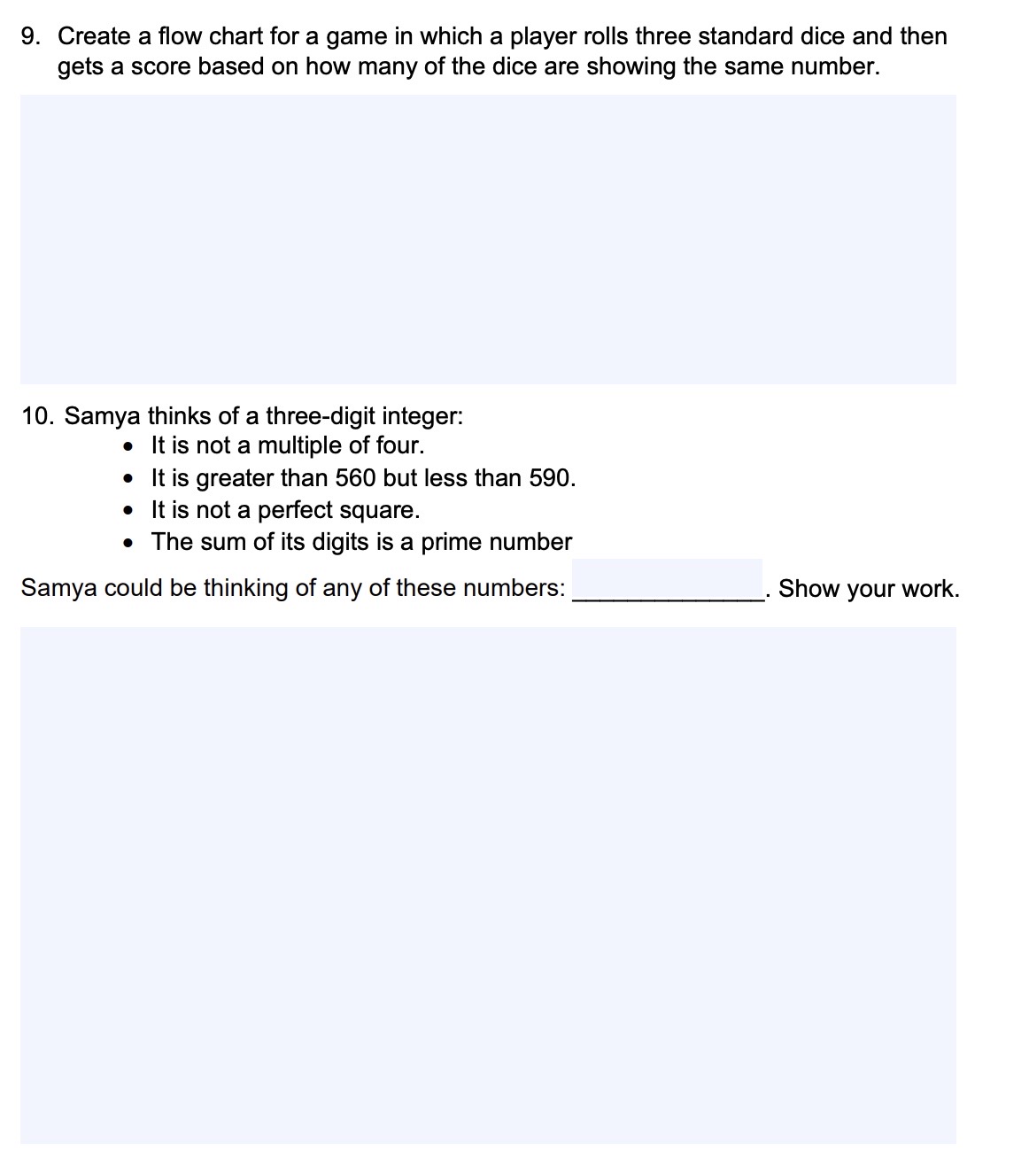 Solved 9. Create a flow chart for a game in which a player | Chegg.com