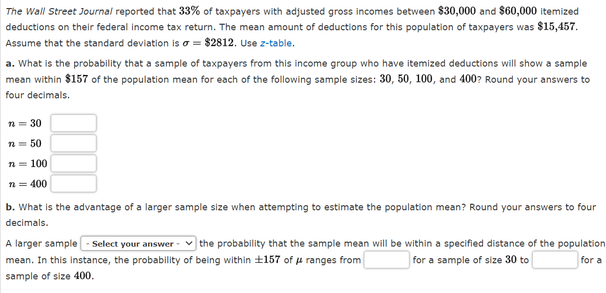 Solved The Wall Street Journal reported that 33 of