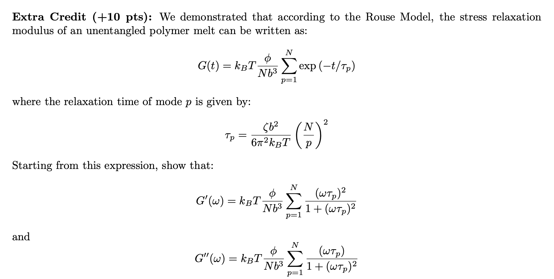 Solved Extra Credit (+10 Pts): We Demonstrated That 