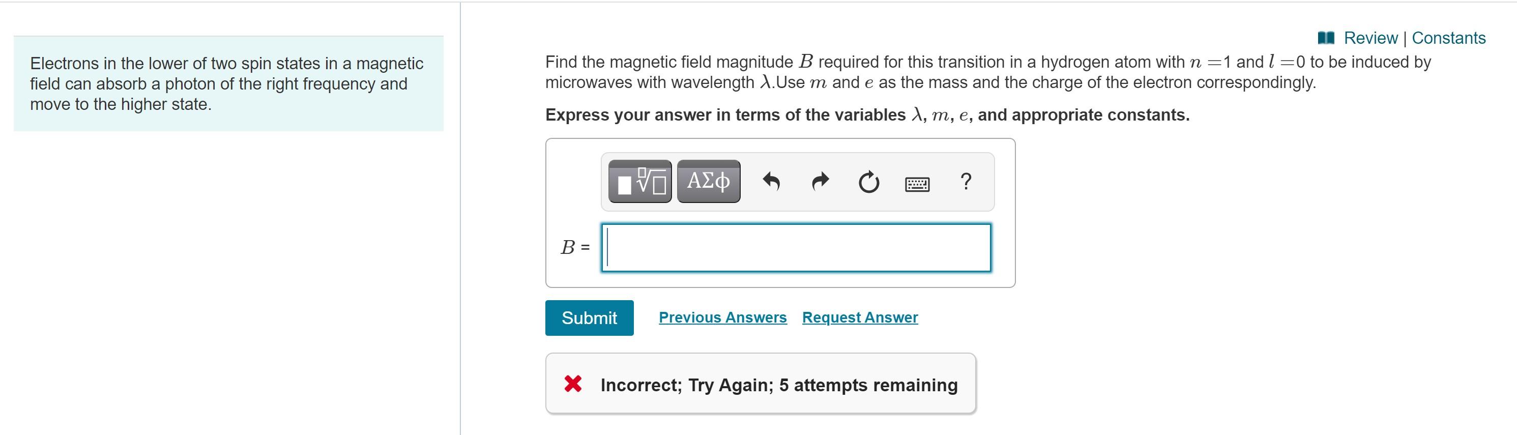 Solved Electrons In The Lower Of Two Spin States In A Chegg Com