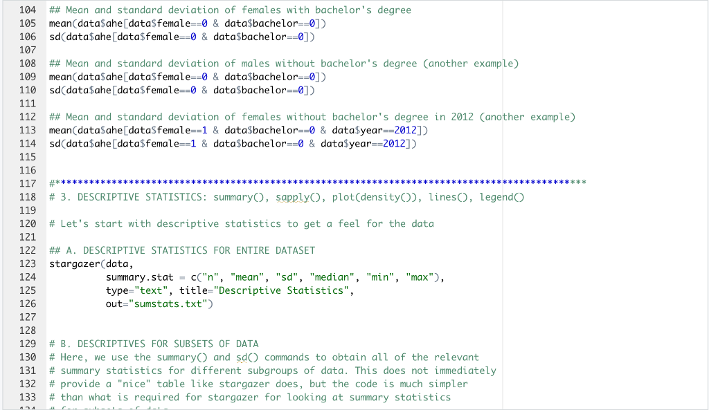 Solved Load the Tutorial 3 dataset tute3_cps.csv in R. Run a | Chegg.com