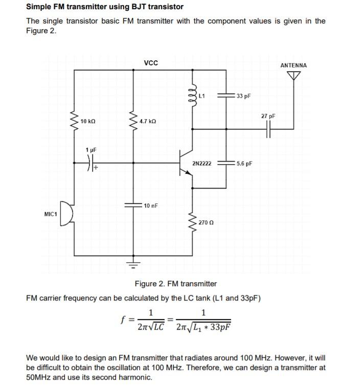 solved-simple-fm-transmitter-using-bjt-transistor-the-single-chegg