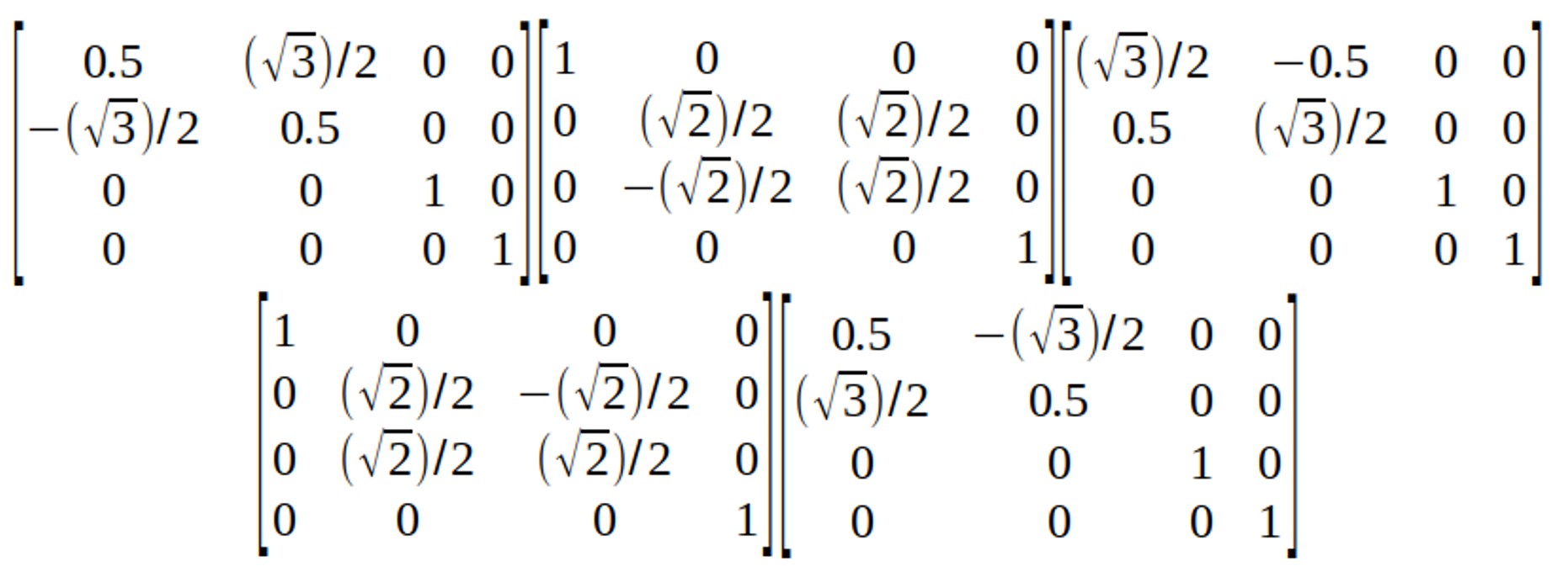 Solved Here we have a series of model transformations being | Chegg.com