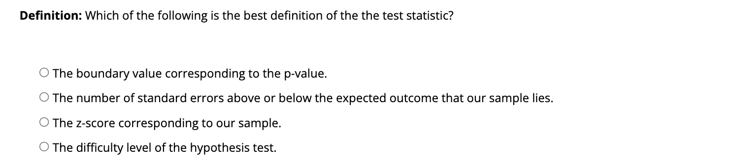 Solved Definition: Which Of The Following Is The Best 