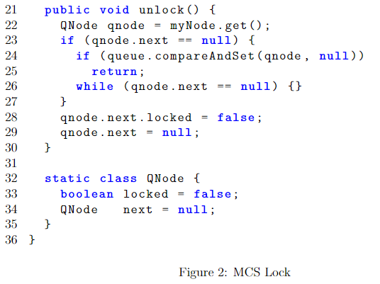 Solved Figure 2: MCS Lock (a) Consider a modified | Chegg.com