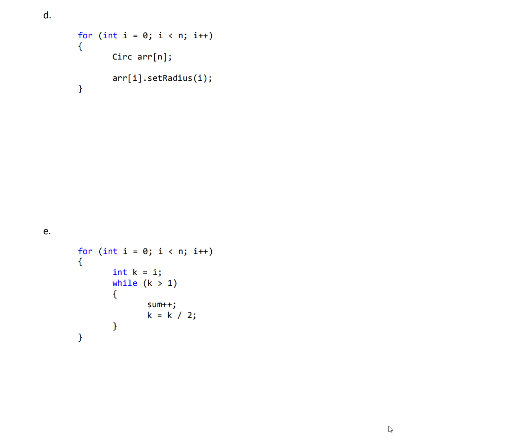 Solved Problem 7: For all of the following, determine the | Chegg.com