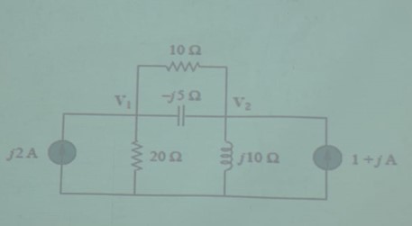 Solved Determine los voltajes V1 y V2 en el circuito de la | Chegg.com