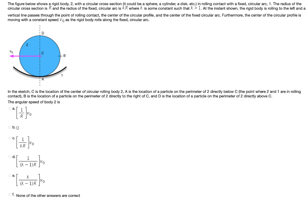 Solved The figure below shows a rigid body, 2, with a | Chegg.com