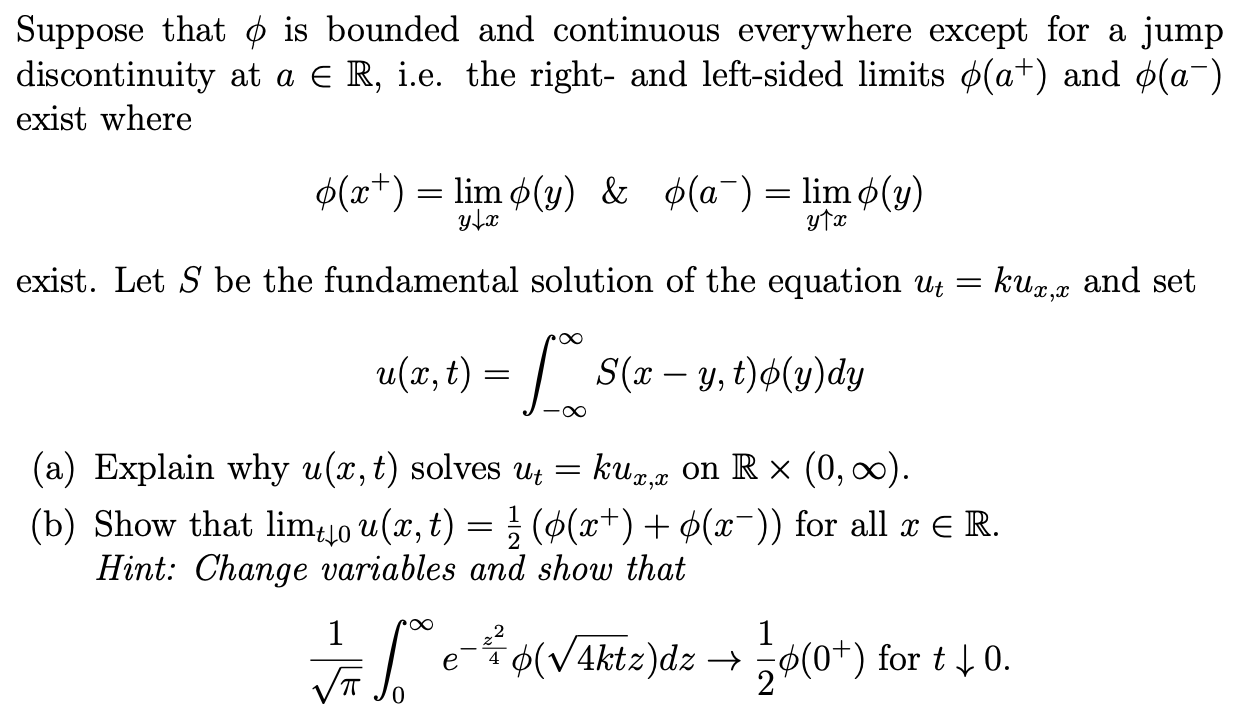 Suppose that 0 is bounded and continuous everywhere | Chegg.com