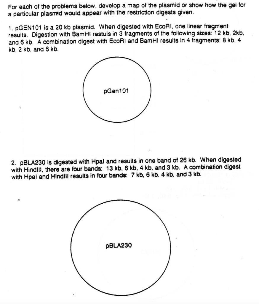 Solved For each of the problems below, develop a map of the | Chegg.com