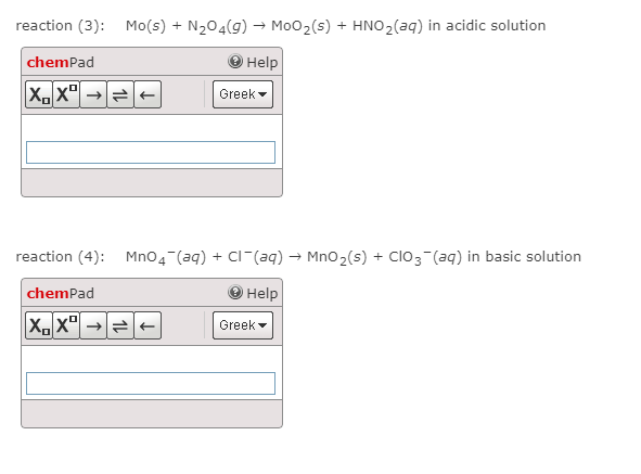 Solved Consider the following reactions. reaction (1): | Chegg.com