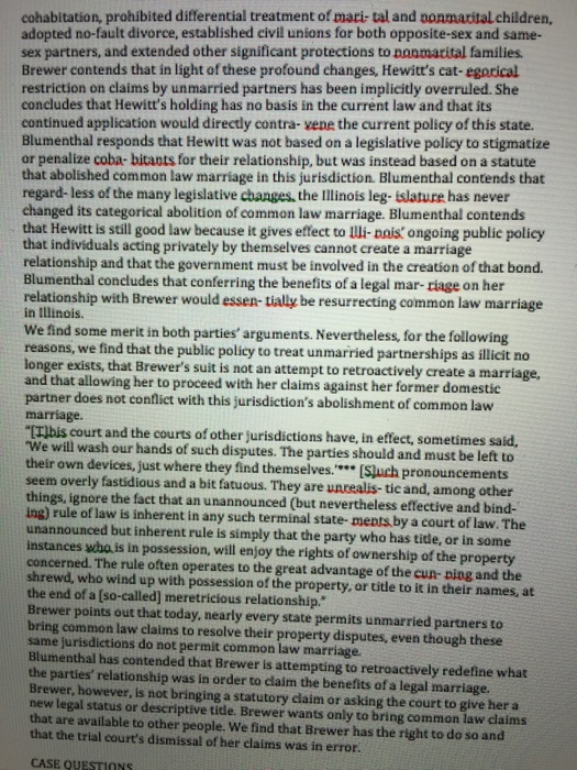 CASE 3 Jane Blumenthal and Eileen Brewer became