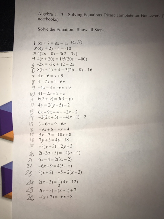 help with algebra homework answers