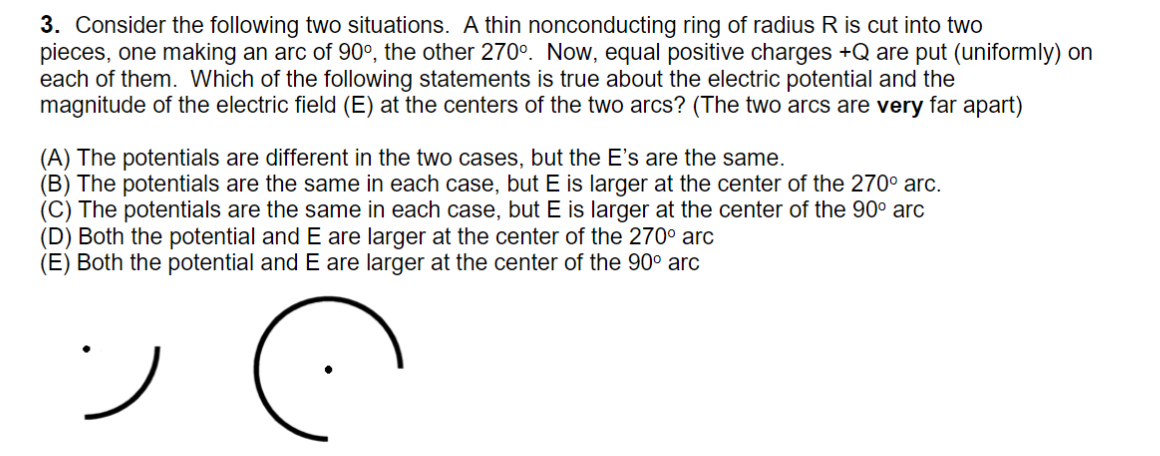 Solved 3. Consider the following two situations. A thin | Chegg.com