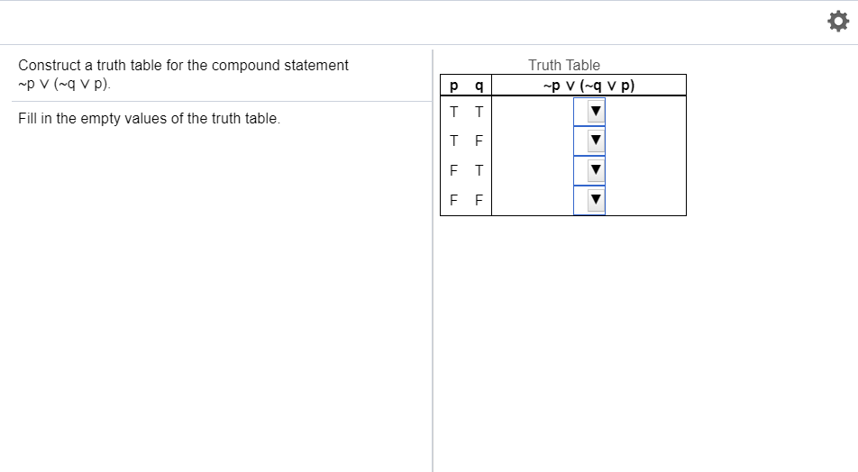 Solved Construct A Truth Table For The Compound Statement - | Chegg.com