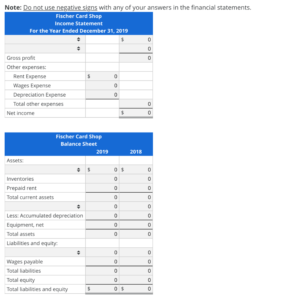 Solved Preparing Adjusting Entries, Financial Statements, | Chegg.com
