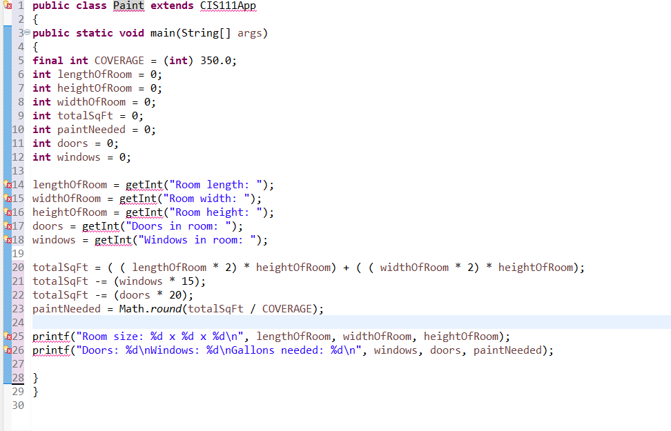Solved Length - 20 ft Width - 15 ft height - 10 ft 1 door | Chegg.com
