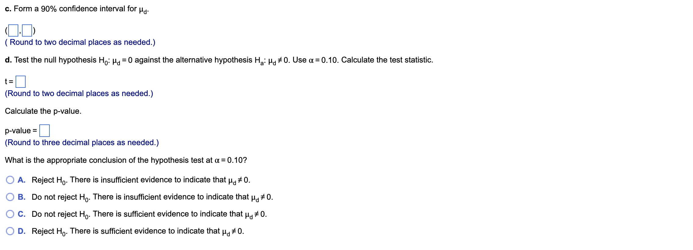 Solved The Data For A Random Sample Of Six Paired | Chegg.com