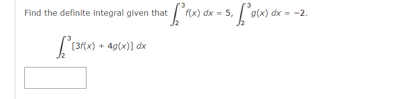 Solved integral help please! Use the properties of integrals | Chegg.com