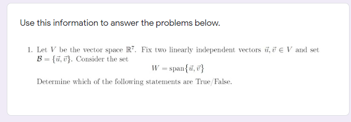 Solved Use this information to answer the problems below. 1. | Chegg.com