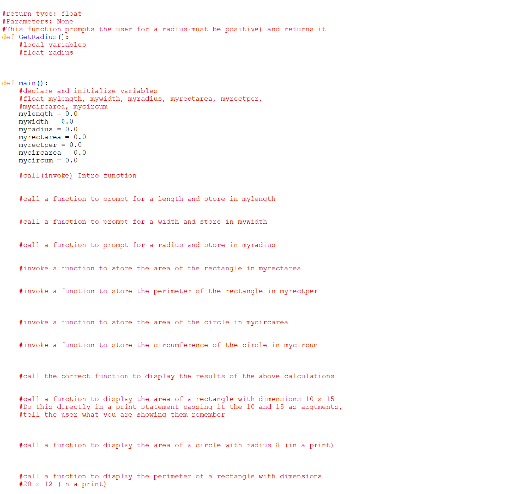 Solved Code in python only! Make this as simple as can be | Chegg.com