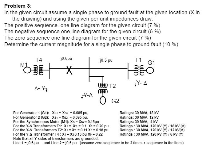 Solved Problem 3: In the given circuit assume a single phase | Chegg.com