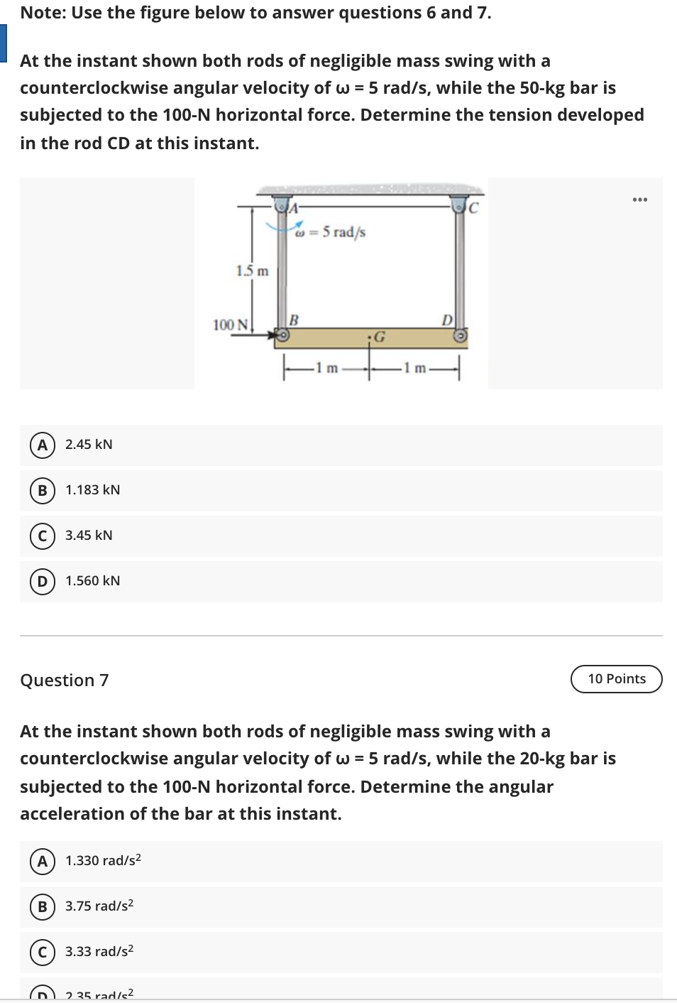 Solved Note: Use The Figure Below To Answer Questions 6 And | Chegg.com