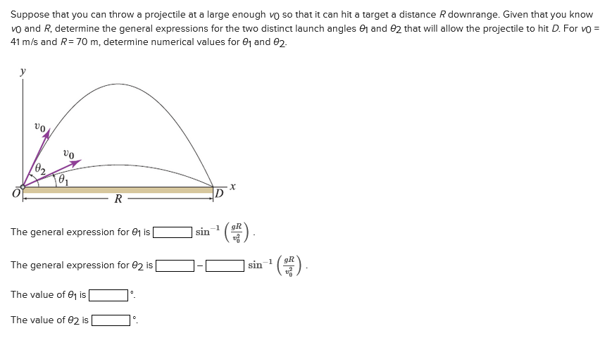 Solved Suppose that you can throw a projectile at a large | Chegg.com