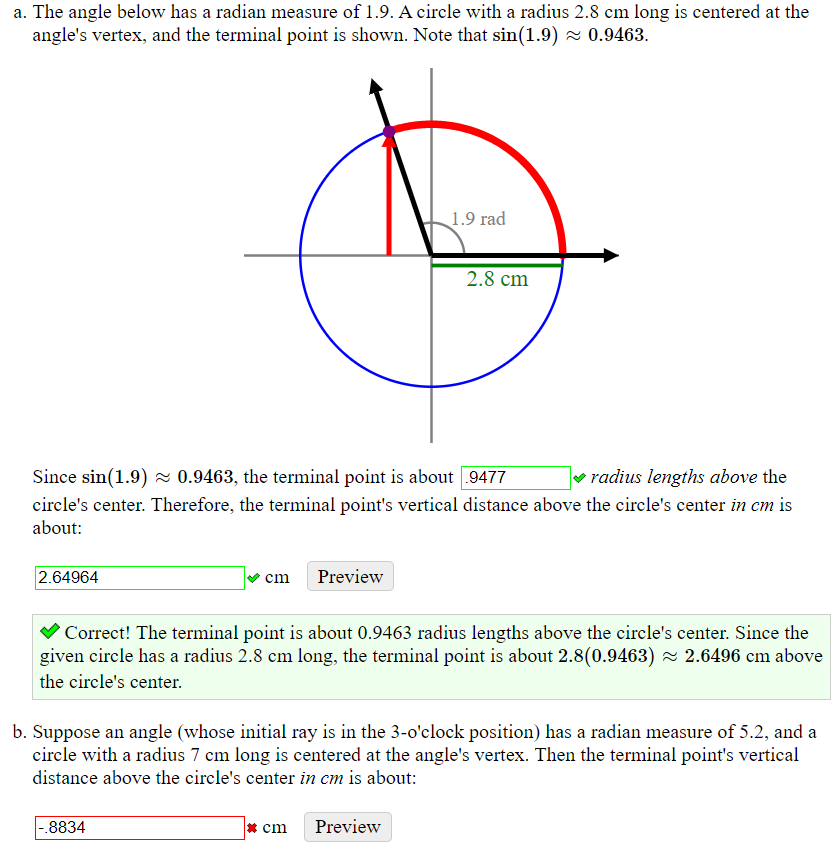 solved-a-a-circle-with-a-radius-of-7-cm-is-centered-at-the-chegg