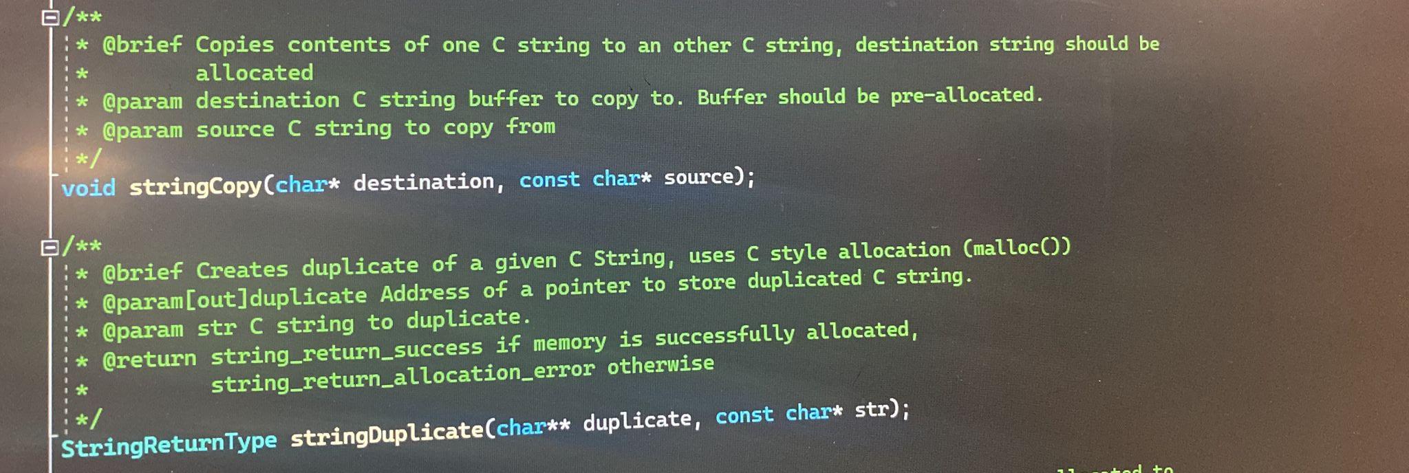 Solved Qbrief Copies contents of one C string to an other C | Chegg.com
