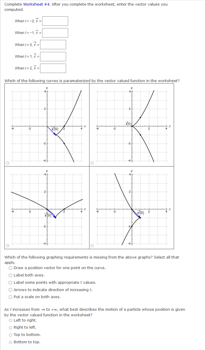 Solved WebAssign #5: Consider the vector valued function 7' | Chegg.com