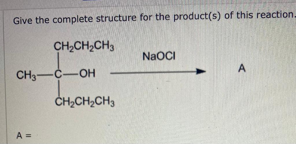 Solved Give the complete structure for the product(s) of | Chegg.com