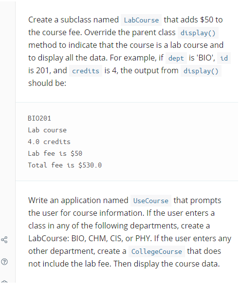 Solved Programming Exercise 10-8 Instructions Create A Class | Chegg.com