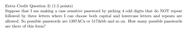Solved Please answer Q5 a), b), c), d), and extra credit | Chegg.com