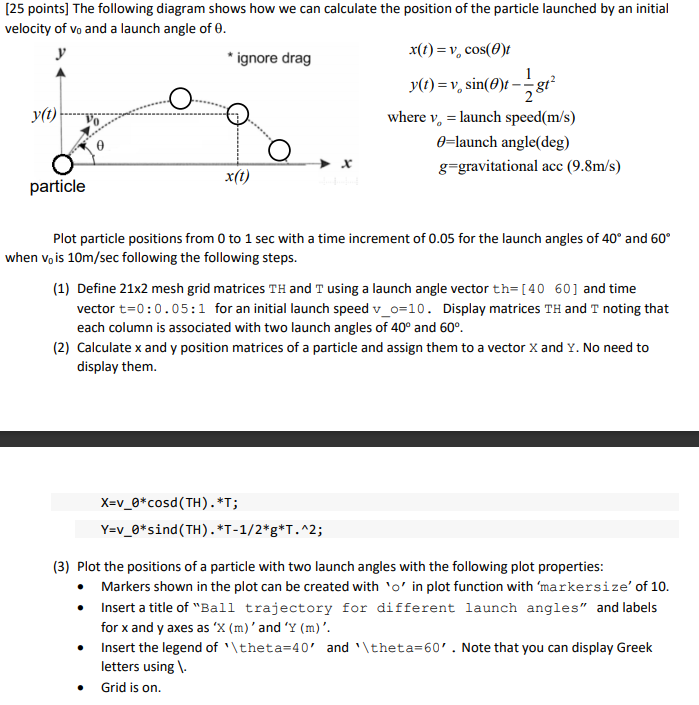 Solved 25 Points The Following Diagram Shows How We Can Chegg Com