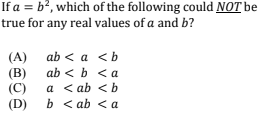 Solved If A = Bạ, Which Of The Following Could NOT Be True | Chegg.com