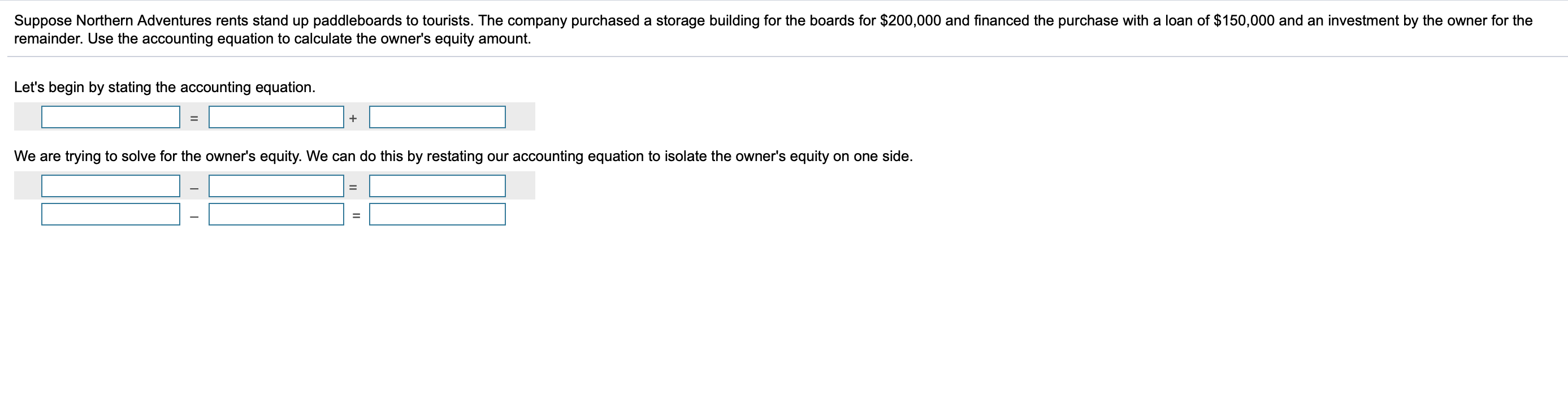 Solved Suppose Northern Adventures rents stand up