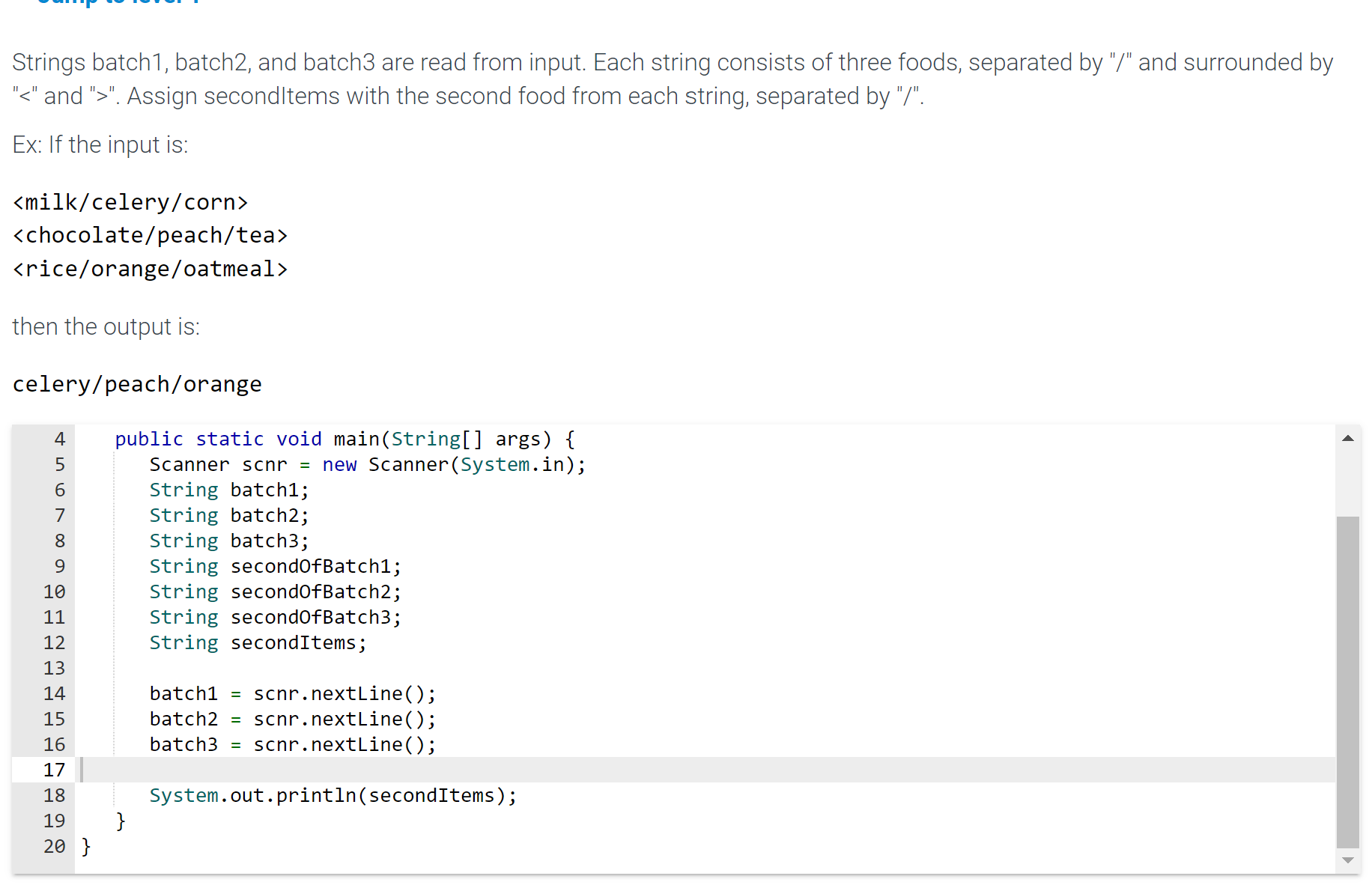 Solved Strings Batch1 Batch2 And Batch3 Are Read From