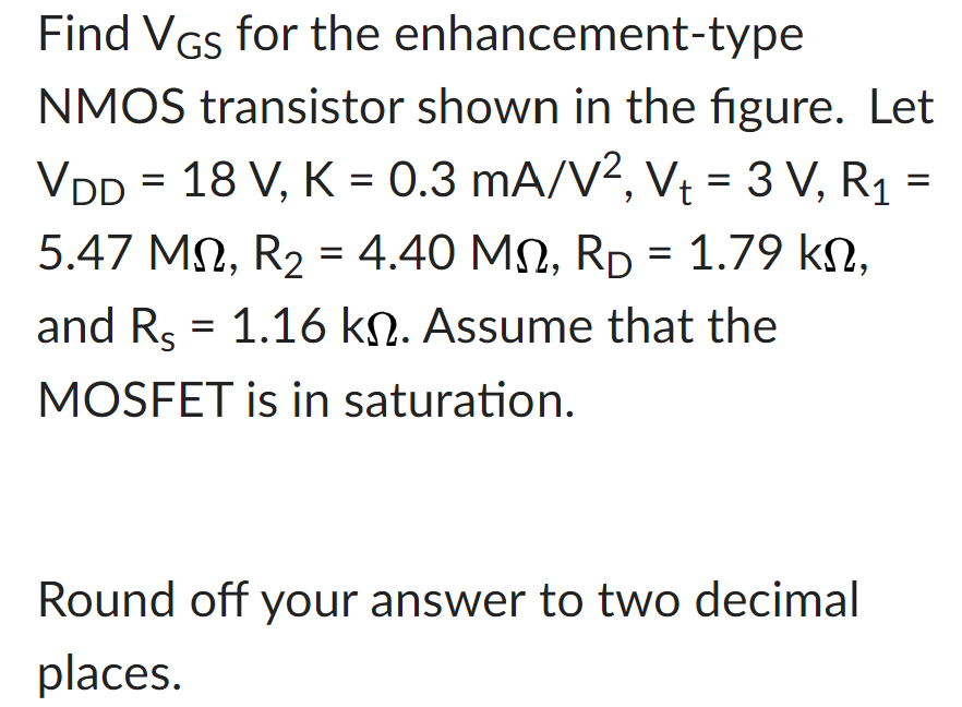 Solved Use the following figure for questions 4 to 6. OVDD R | Chegg.com