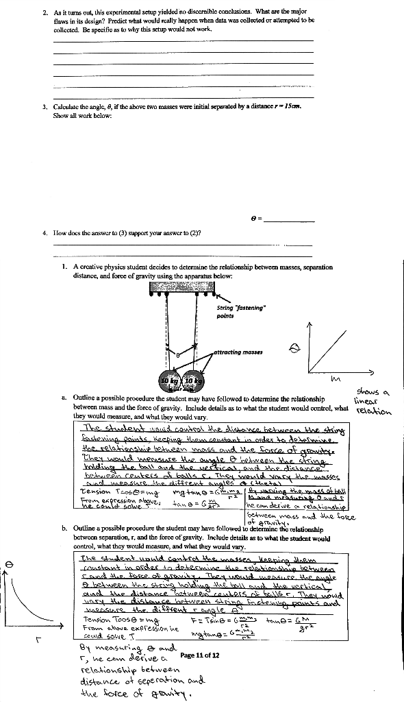 2. As it turns out, this experimental setup yielded | Chegg.com