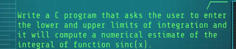 Solved Write a C program that asks the user to enter the | Chegg.com