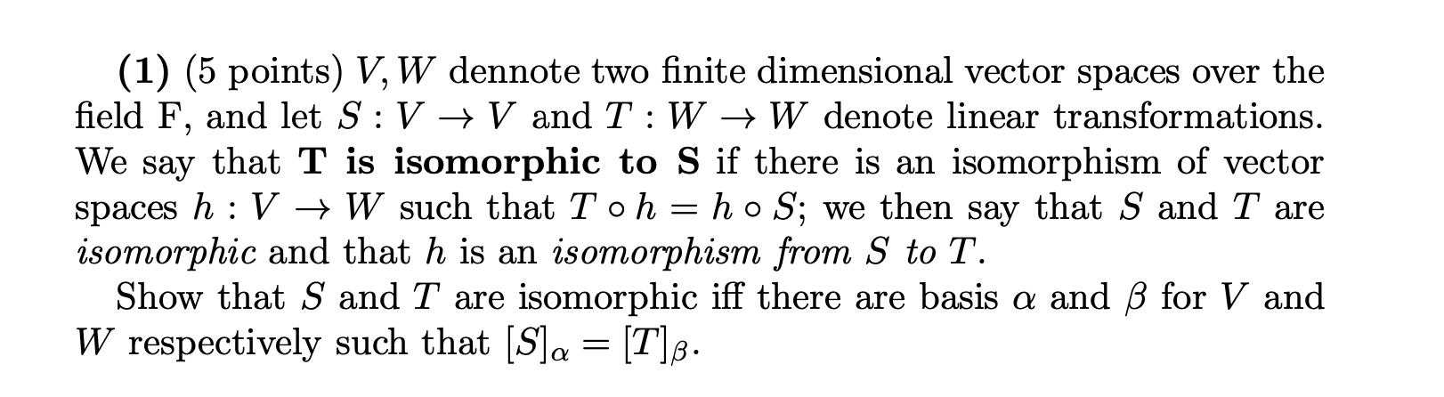 Solved 2 5 Points Recall That A Polynomial P X E F X Chegg Com