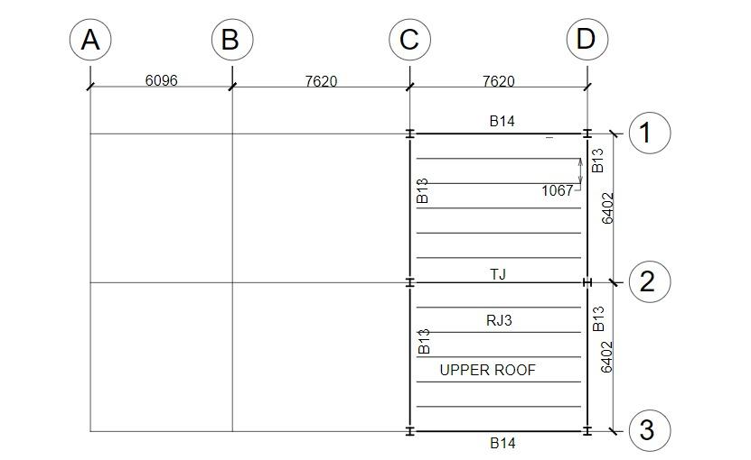 Calculate the design snow load for the upper roof and | Chegg.com